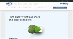 Desktop Screenshot of idts.com.my